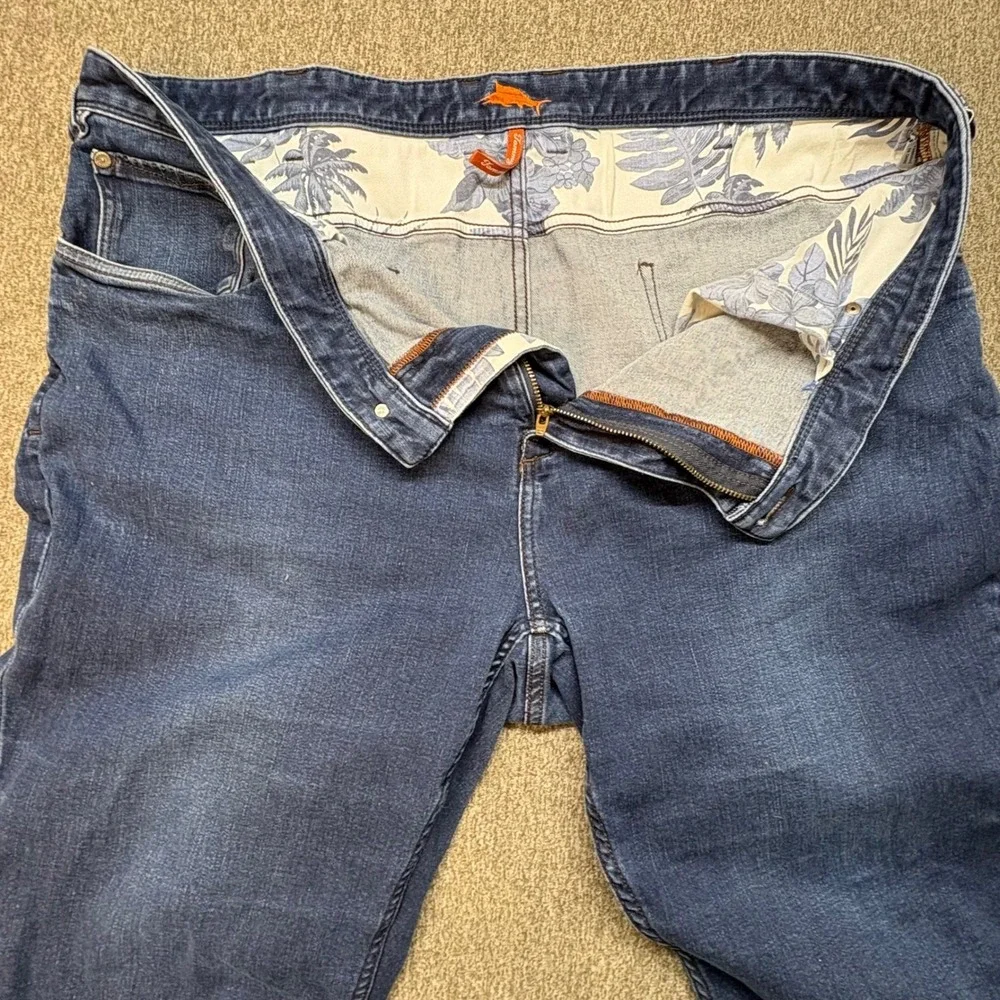 Tommy Bahama Jeans Men's Blue Denim Straight Leg Casual Comfort 40x32 Fits 44X29